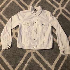 H&M white denim Jacket